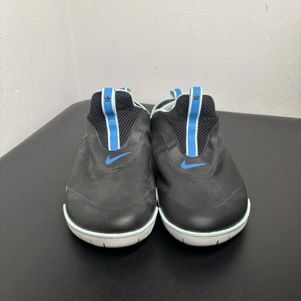 Nike Air Zoom Pulse Mens‎ Size 8.5 Black Blue Athletic Nursing Shoes Sneakers